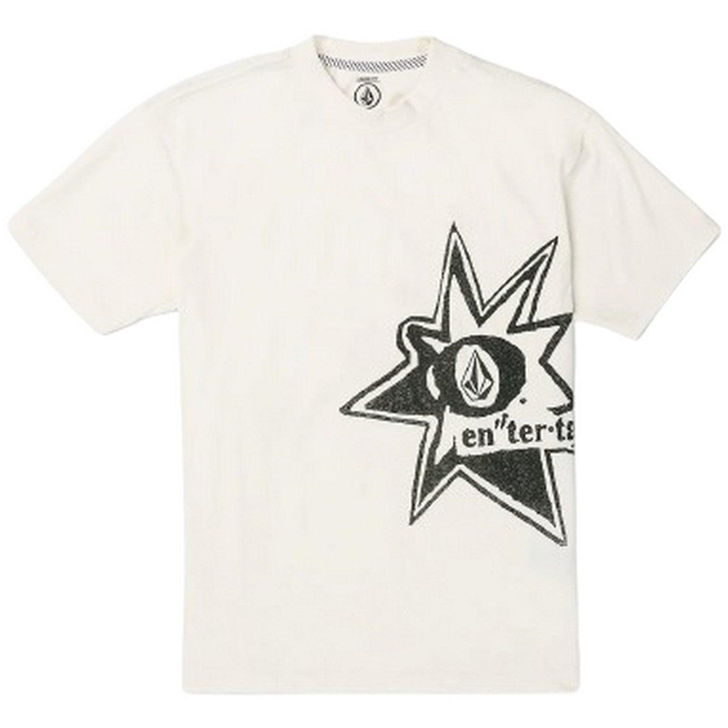 T-shirt Uomo Volcom - V Ent Stone Burst Sst - Bianco