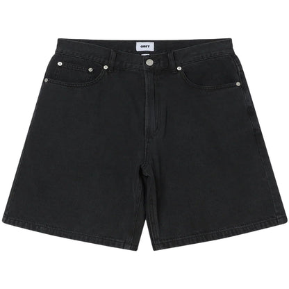Pantaloncini Uomo Obey - Emerson Denim Short - Nero