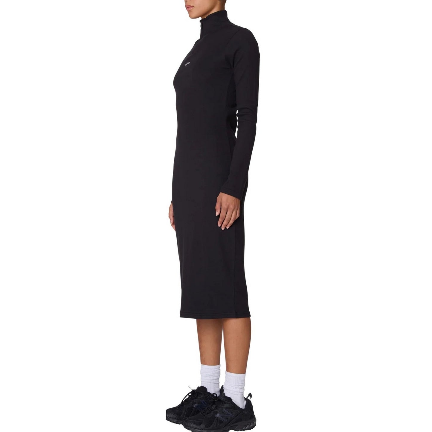Vestiti casual Donna Obey - Malina Mock Neck Dress - Nero