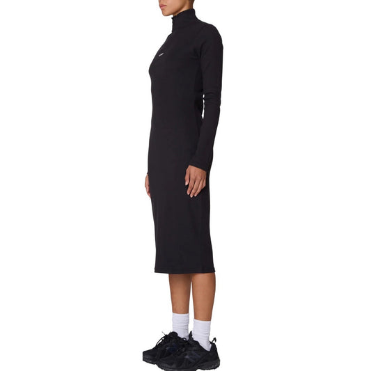 Vestiti casual Donna Obey - Malina Mock Neck Dress - Nero
