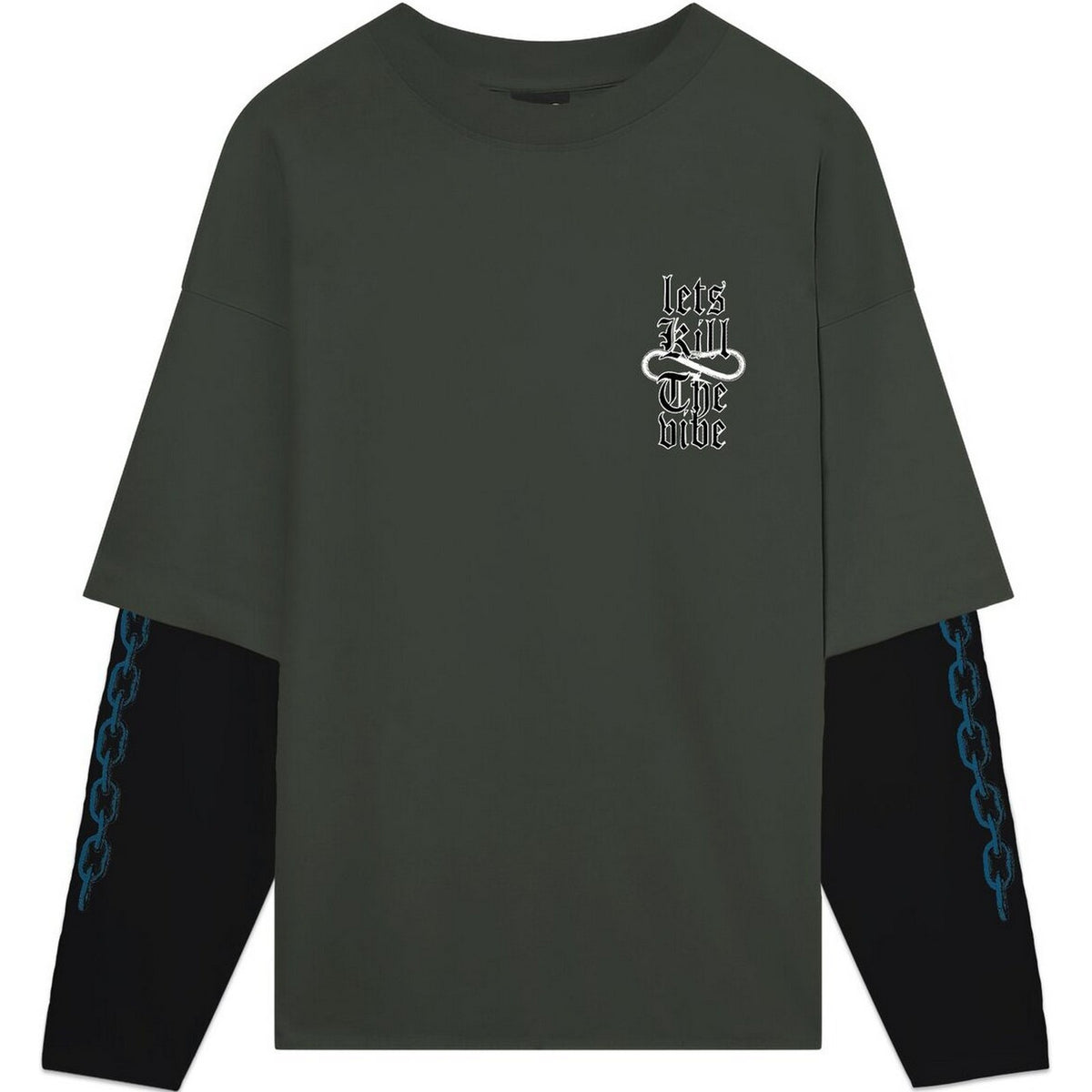 Maglie a manica lunga Uomo Propaganda - Tee Longsleeve M/L Let's Kill - Verde