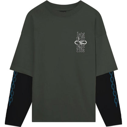 Maglie a manica lunga Uomo Propaganda - Tee Longsleeve M/L Let's Kill - Verde
