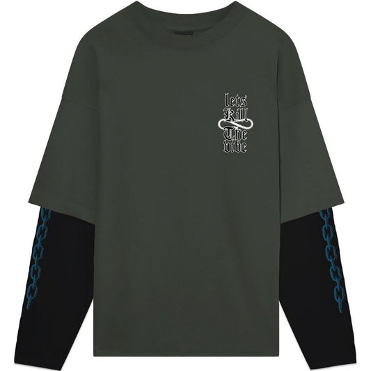 Maglie a manica lunga Uomo Propaganda - Tee Longsleeve M/L Let's Kill - Verde