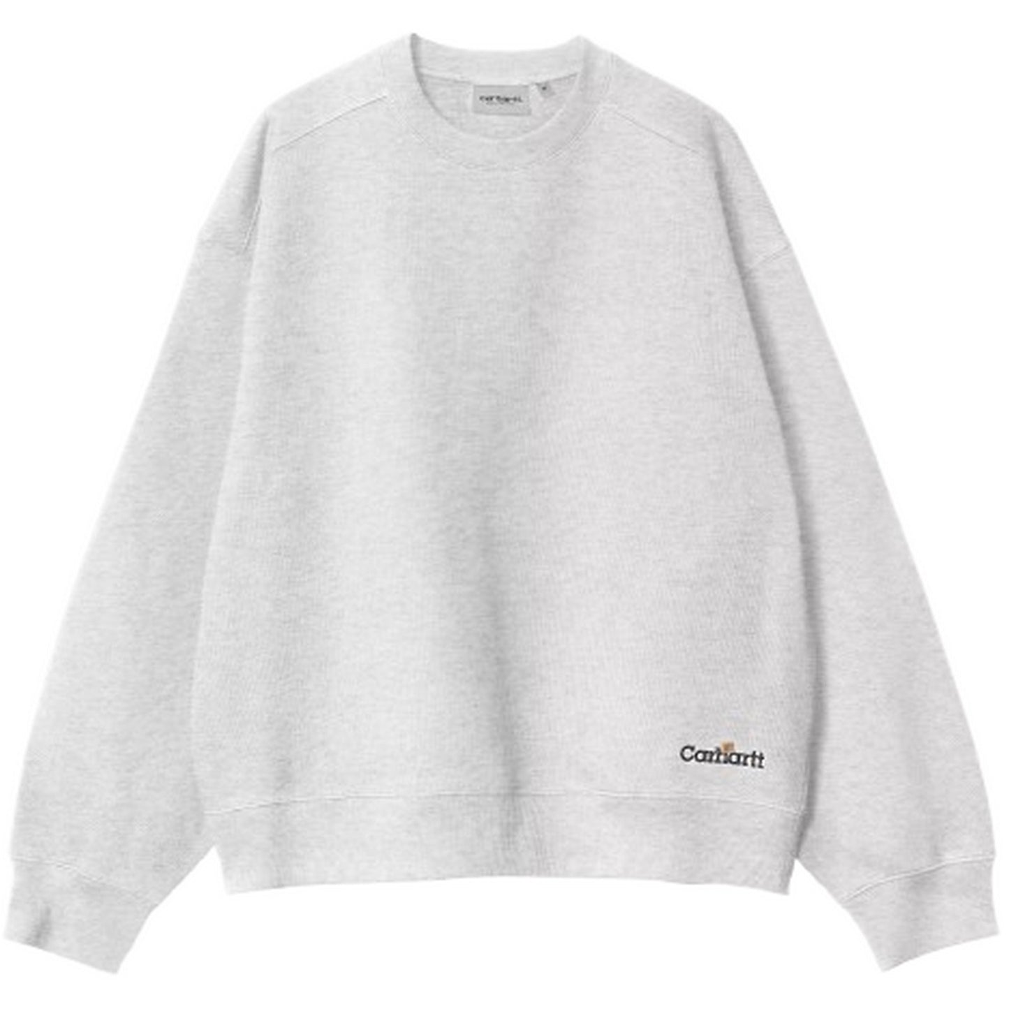 Felpe senza cappuccio Uomo Carhartt Wip - Label Script Sweat - Grigio