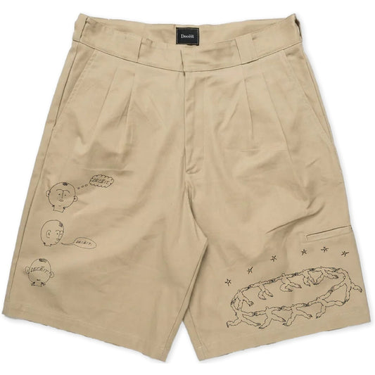 Bermuda Uomo Deceit - Deceit Chicano Short - Beige