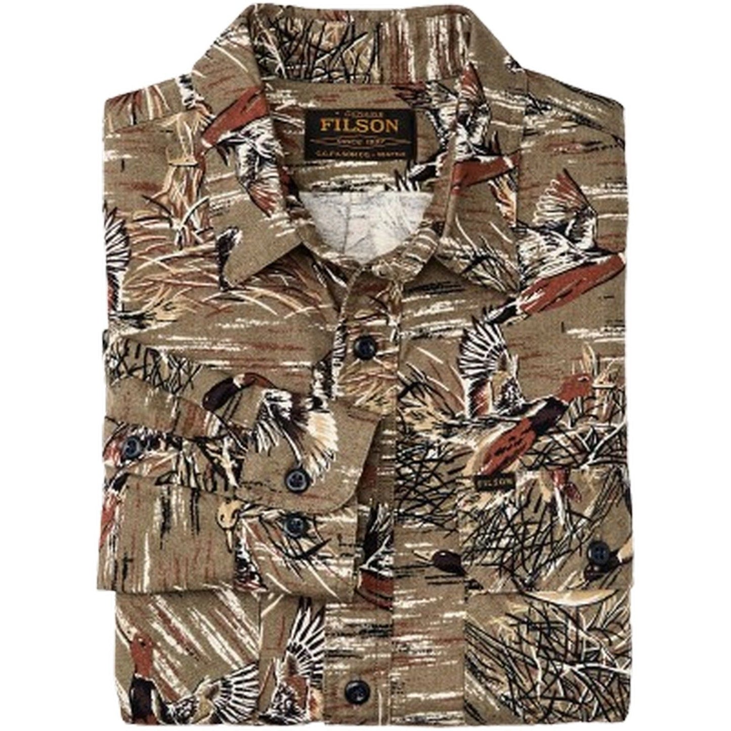 Camicie casual Uomo Filson - Field Flannel Shirt - Marrone