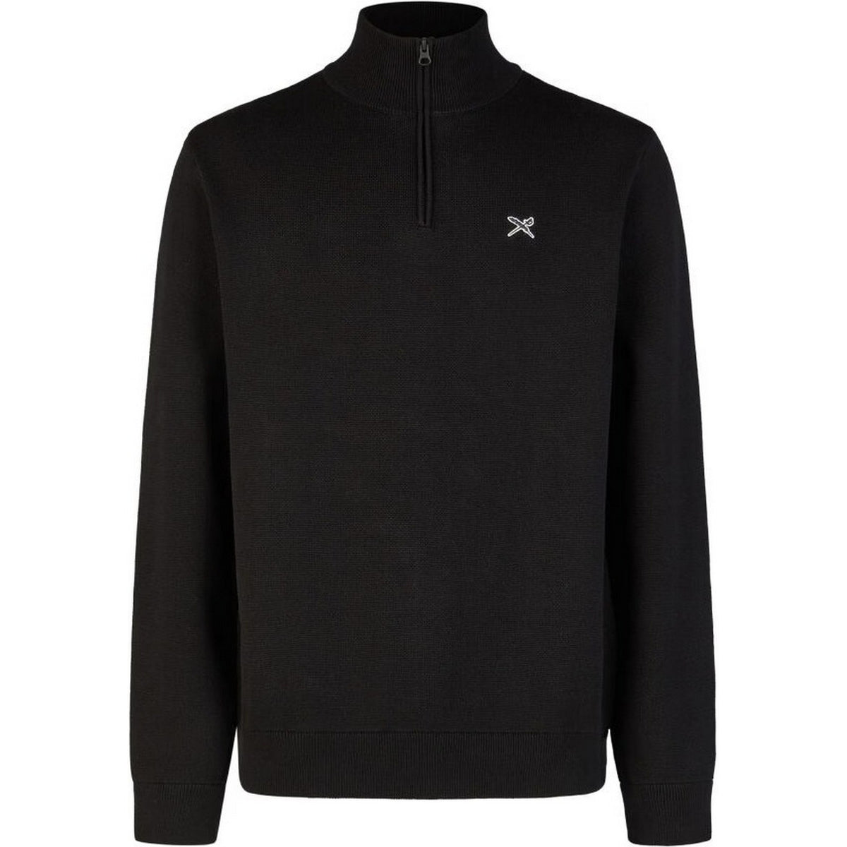 Maglie a manica lunga Uomo Iriedaily - Heavy Flag Knit Troyer - Nero