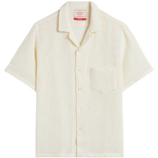 Camicie casual Uomo Portuguese Flannel - Salva - Bianco