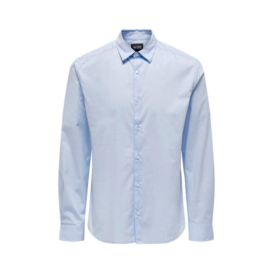 Maglie Uomo Only & Sons - Onsandy Slim Easy Iron Poplin Shirt Noos - Blu