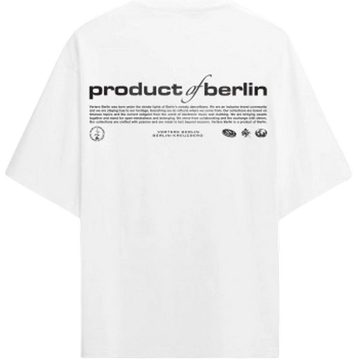 T-shirt Uomo Vertere Berlin - Product Of Berlin T-Shirt - Bianco