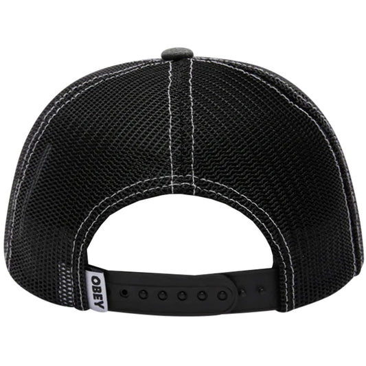 Cappellini da baseball Unisex Obey - Bold Pigment 6 Panel Trucker Hat - Nero