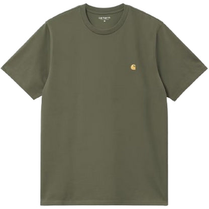 T-shirt Uomo Carhartt Wip - S/S Chase T-Shirt - Verde