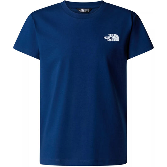 T-shirt Ragazza The North Face - Girl’s Box Nse Tek S/S Relaxed Tee - Blu