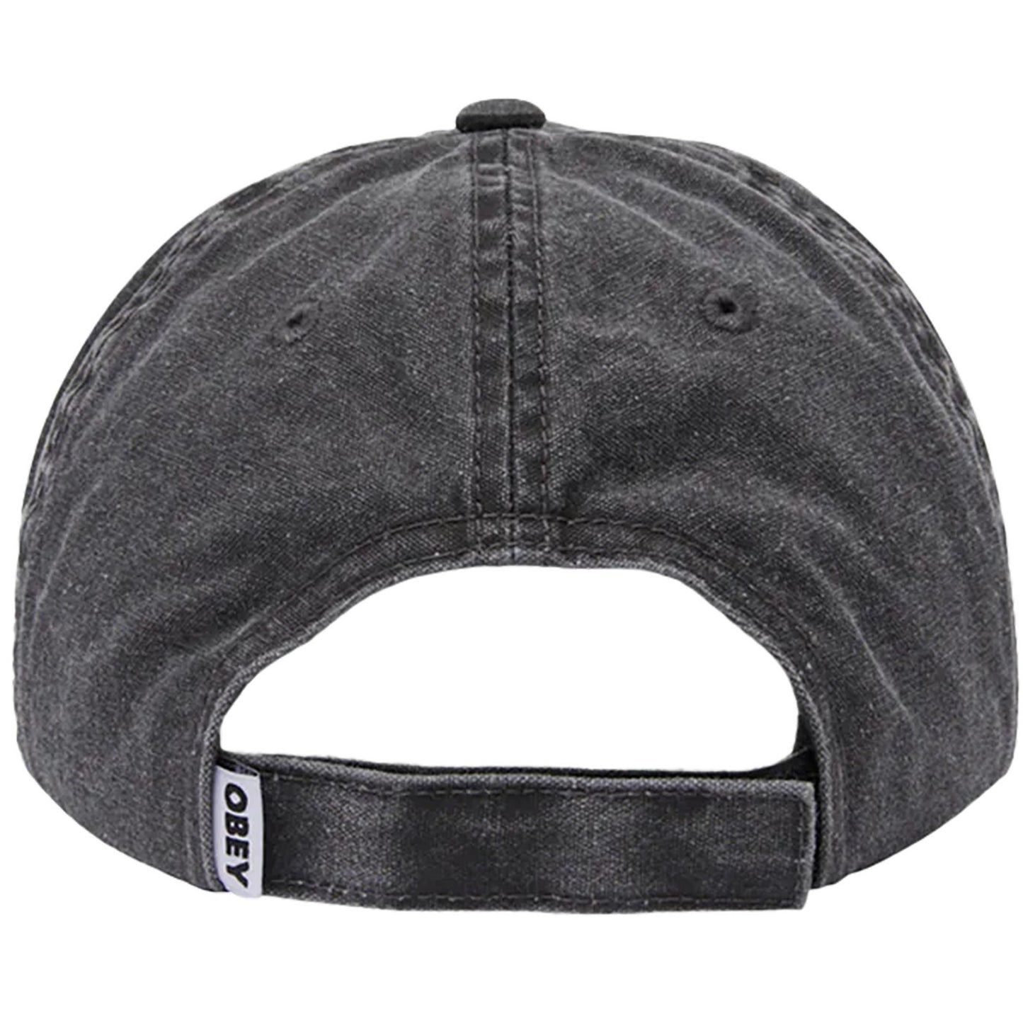 Cappellini da baseball Unisex Obey - Icon Eyes Pigment 6 Panel Velcro Back - Nero