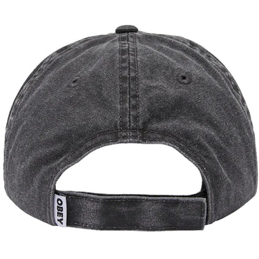 Cappellini da baseball Unisex Obey - Icon Eyes Pigment 6 Panel Velcro Back - Nero