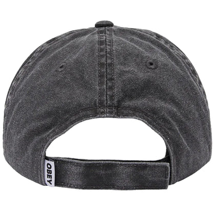 Cappellini da baseball Unisex Obey - Icon Eyes Pigment 6 Panel Velcro Back - Nero