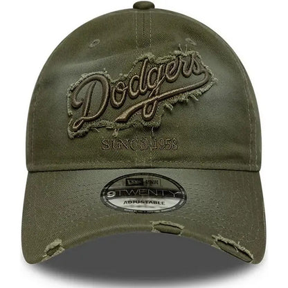 Cappellini da baseball Unisex New Era - Distress Wordmark 9Twenty - Verde
