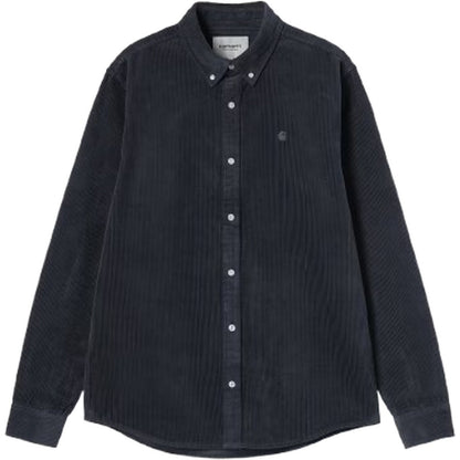 Camicie casual Uomo Carhartt Wip - L/S Madison Cord Shirt - Blu