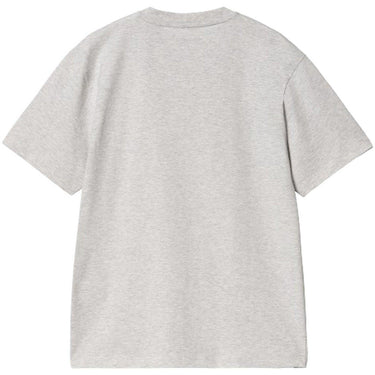 T-shirt damski Carhartt Wip – W' S/S T-S z haftem skryptowym – szary