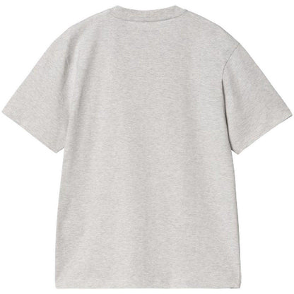 T-shirt Donna Carhartt Wip - W' S/S Script Embroidery T-S - Grigio