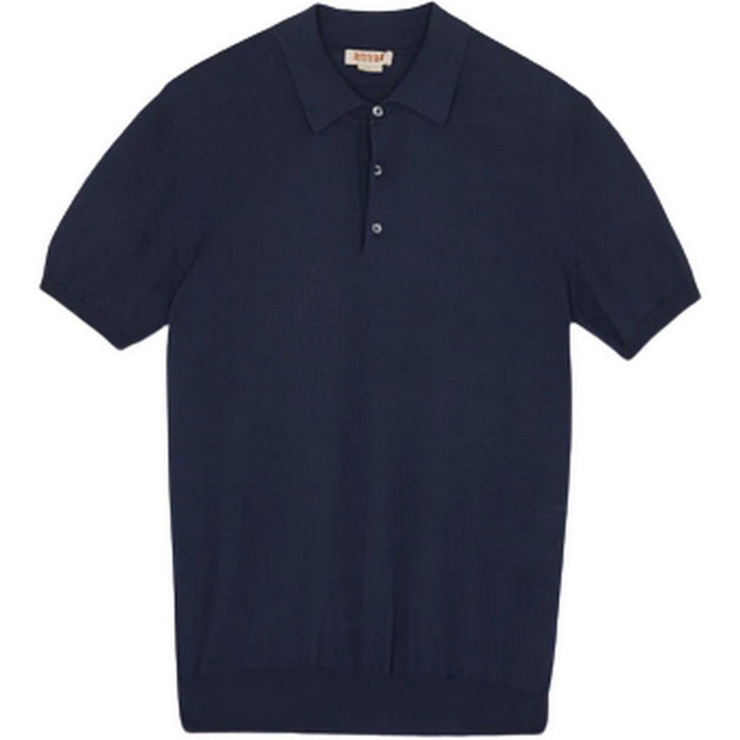 Polo Uomo Baracuta - Ss Polo Knit Cotton Garment Dyed - Blu