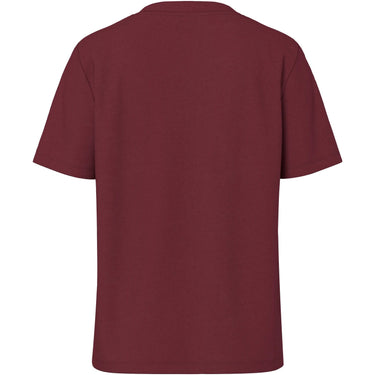 T-shirt Donna Pieces - Pcria Ss Solid Tee Noos Bc - Rosso