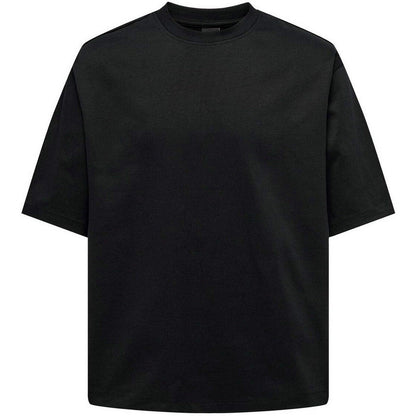 T-shirt Uomo Only & Sons - Onsmillenium Ovz Ss Tee - Nero