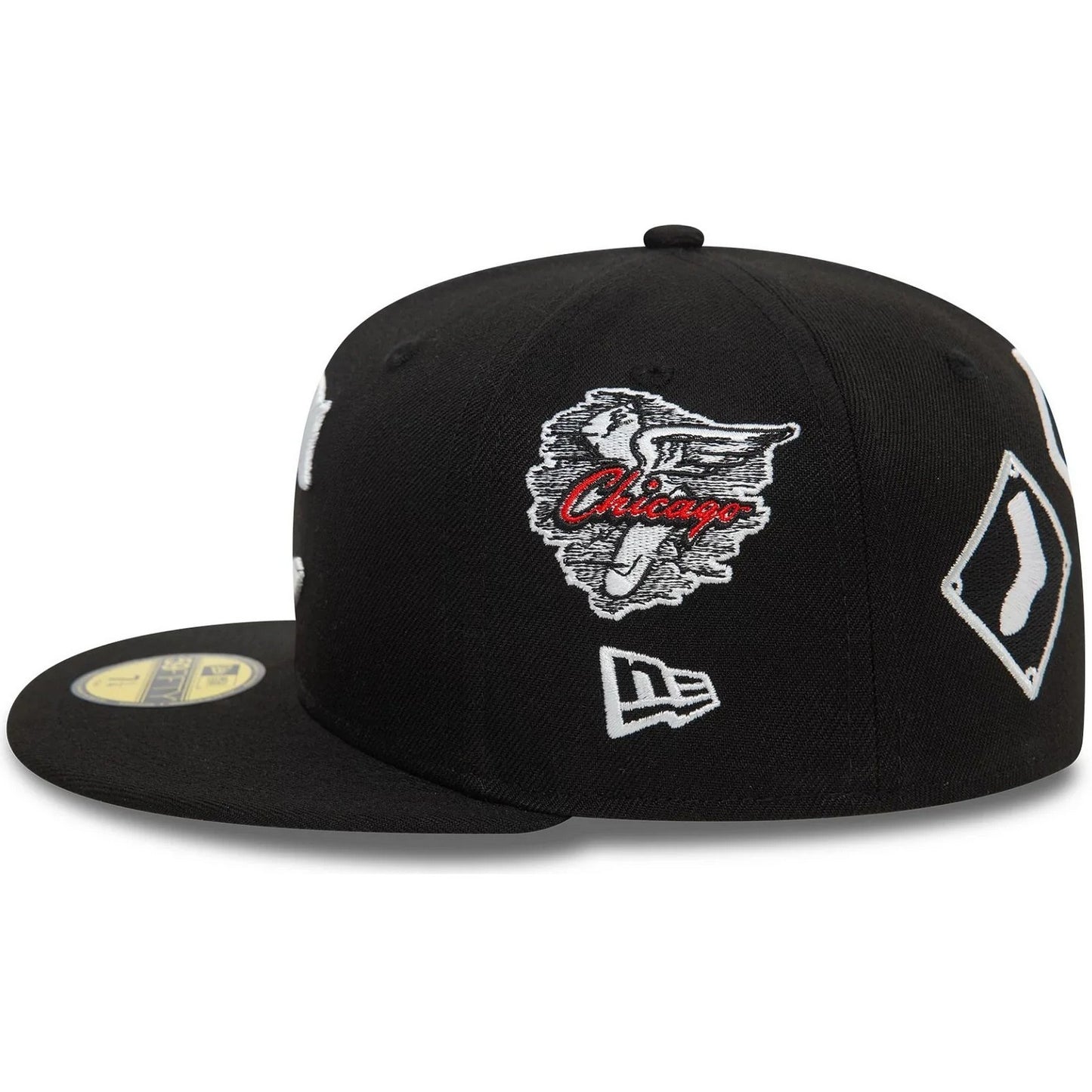 Cappellini da baseball Unisex New Era - Mlb Coops Patch 59Fifty® - Nero