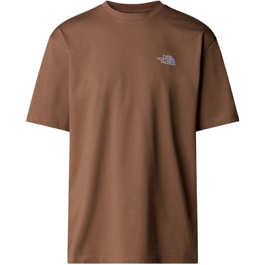 T-shirt Uomo The North Face - M S/S Essential Oversize Tee - Marrone