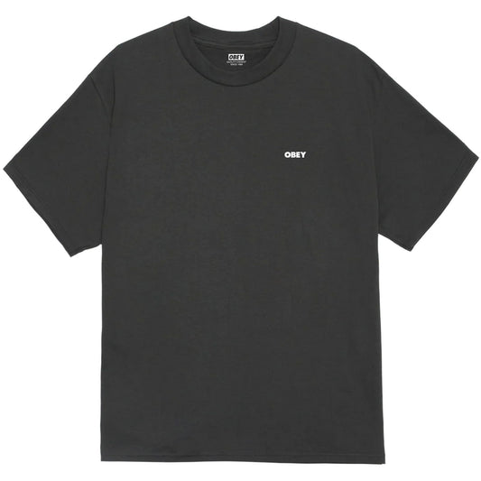 T-shirt Uomo Obey - Obey Truth To Power Tee - Nero