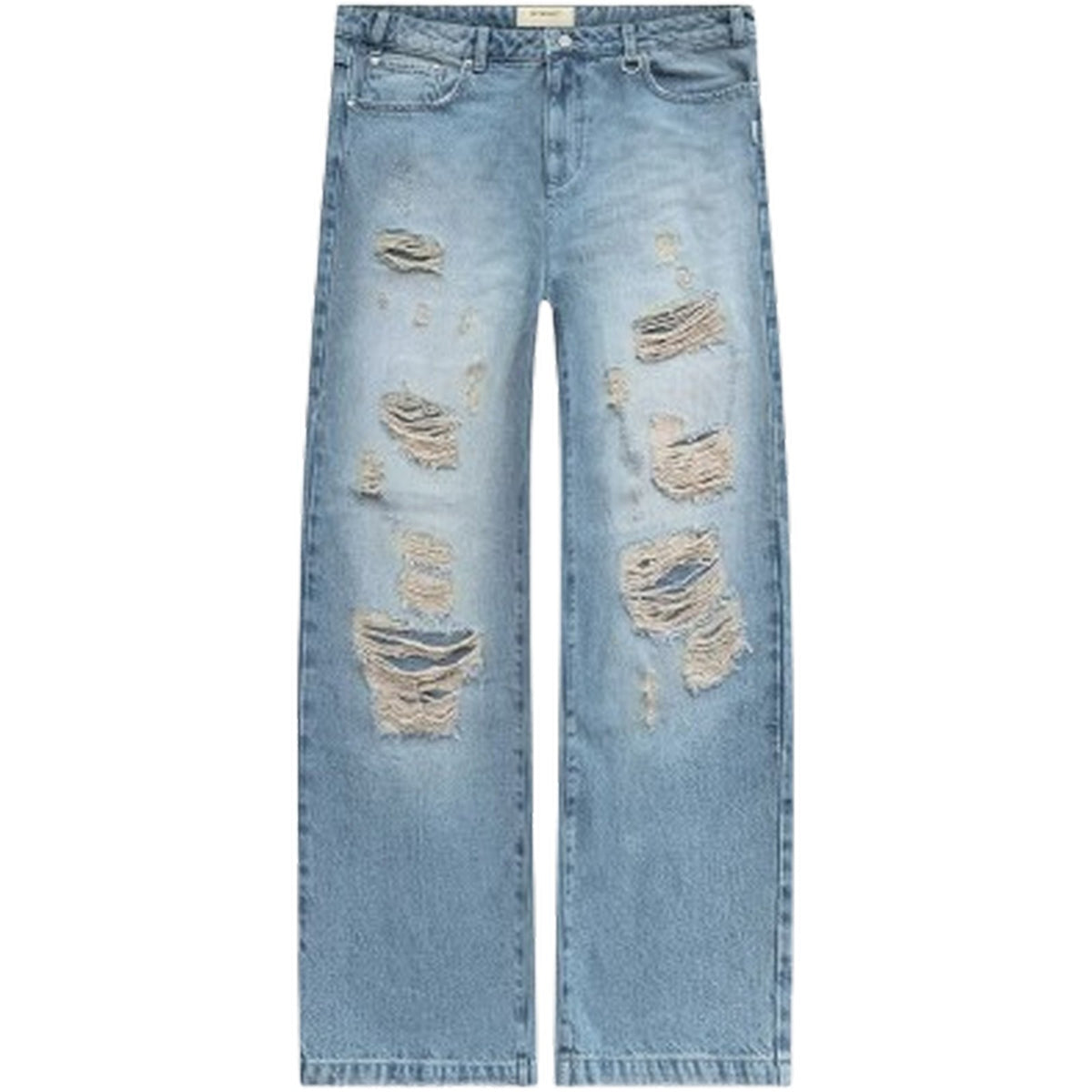 Jeans Uomo Reternity - Distressed Baggy Denim - Blu