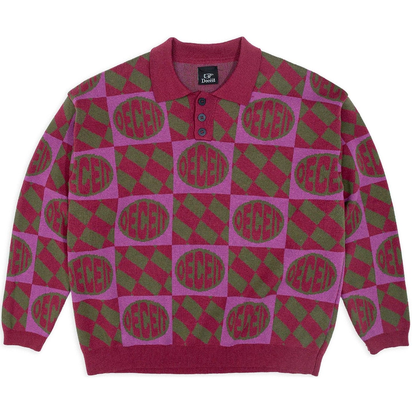 Maglie Uomo Deceit - Gogogo Polo Sweater - Multicolore