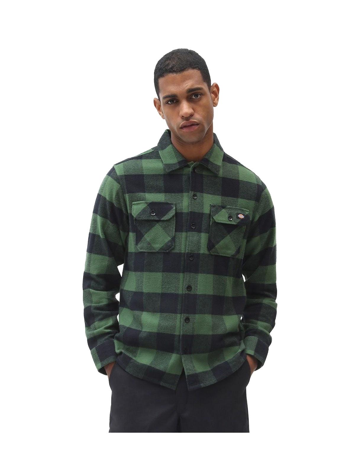 Camicie casual Uomo Dickies - New Sacramento Shirt - Verde