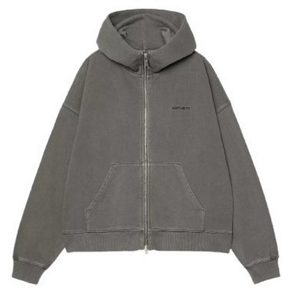 Felpe con cappuccio Donna Carhartt Wip - W' Hooded Benton Jacket - Grigio