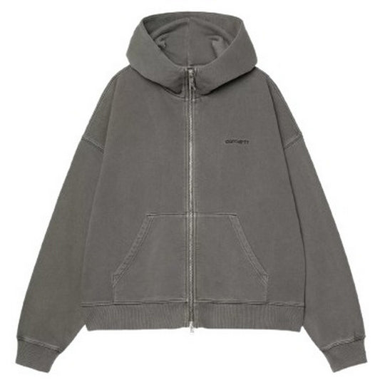 Felpe con cappuccio Donna Carhartt Wip - W' Hooded Benton Jacket - Grigio