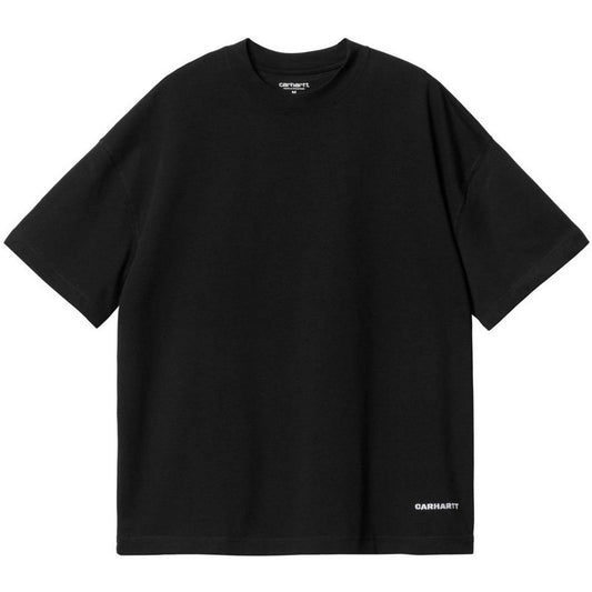 T-shirt Uomo Carhartt Wip - S/S Link Script T-Shirt - Nero