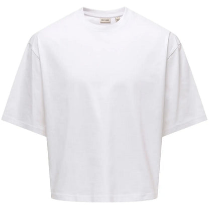 T-shirt Uomo Only & Sons - Onsfred Life Ovz Ss Crop Tee - Bianco