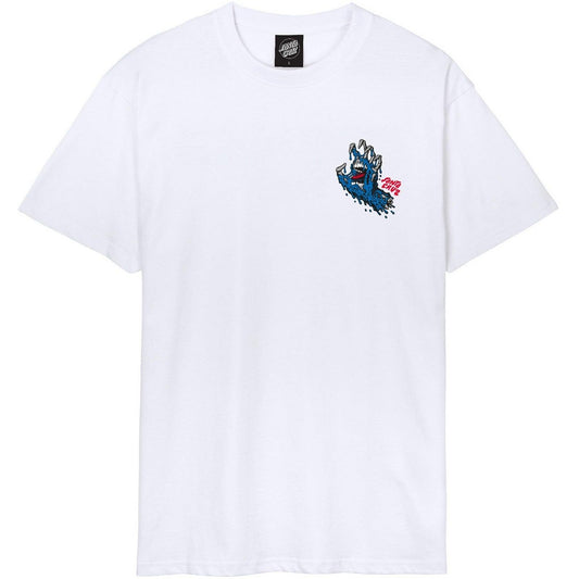 T-shirt Uomo Santa Cruz - Melting Hand T-Shirt - Bianco