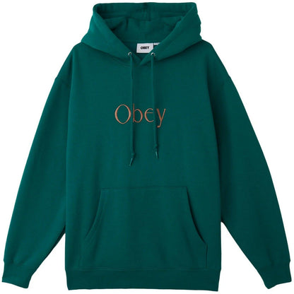 Felpe con cappuccio Unisex Obey - Ages Hood - Verde