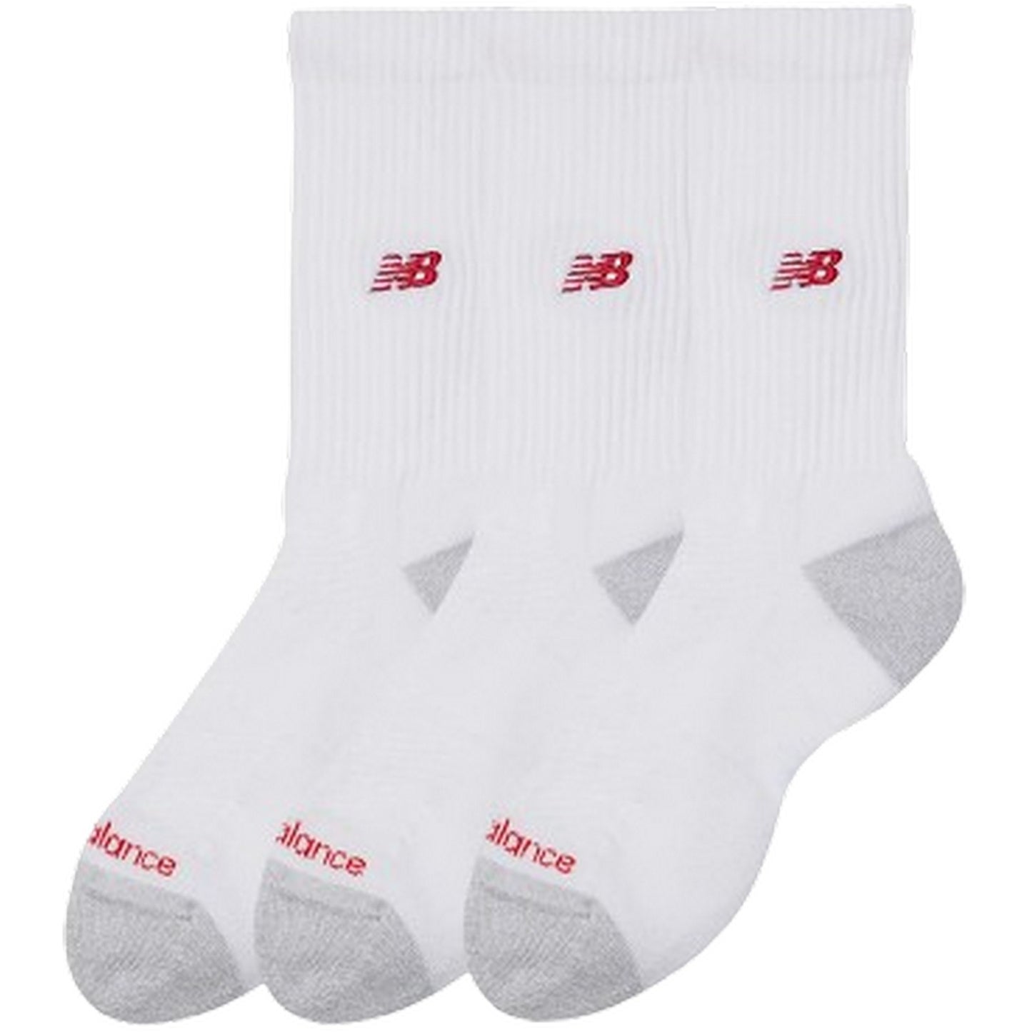 Calze Unisex New Balance - Active Premium Crew 3 Pack - Bianco