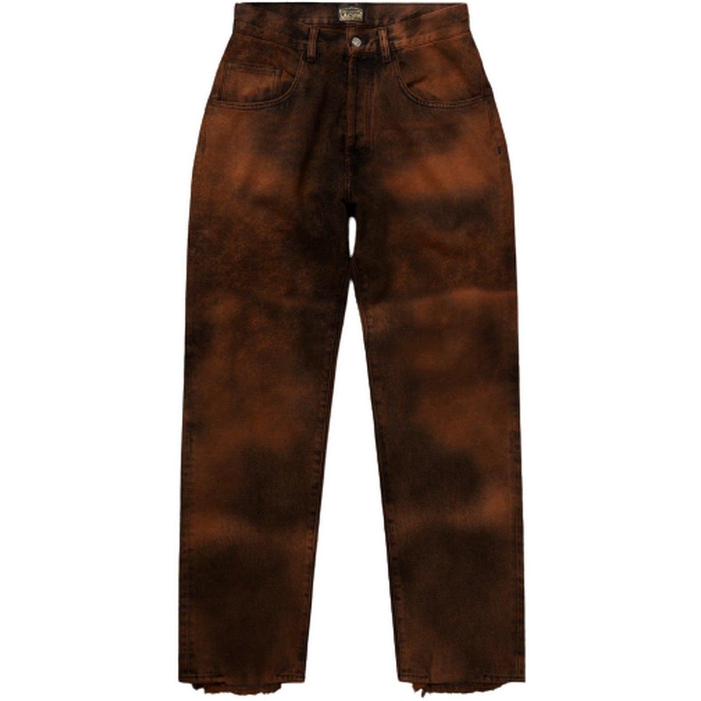 Jeans Uomo Aries - Acid Wash Batten Jean - Arancione