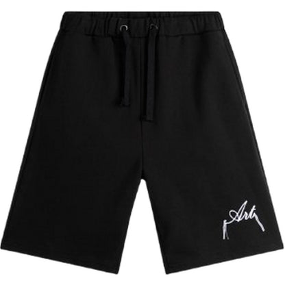 Bermuda Uomo Les Artists - Sweatshort Embroidery - Nero