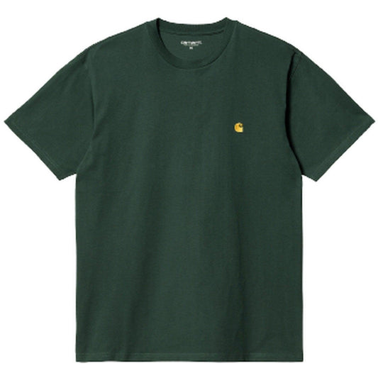 T-shirt Uomo Carhartt Wip - S/S Chase T-Shirt - Verde