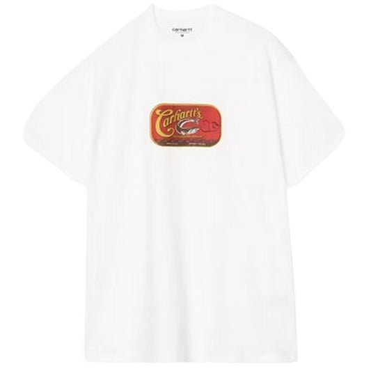 T-shirt Uomo Carhartt Wip - S/S Sardinas T-Shirt - Bianco