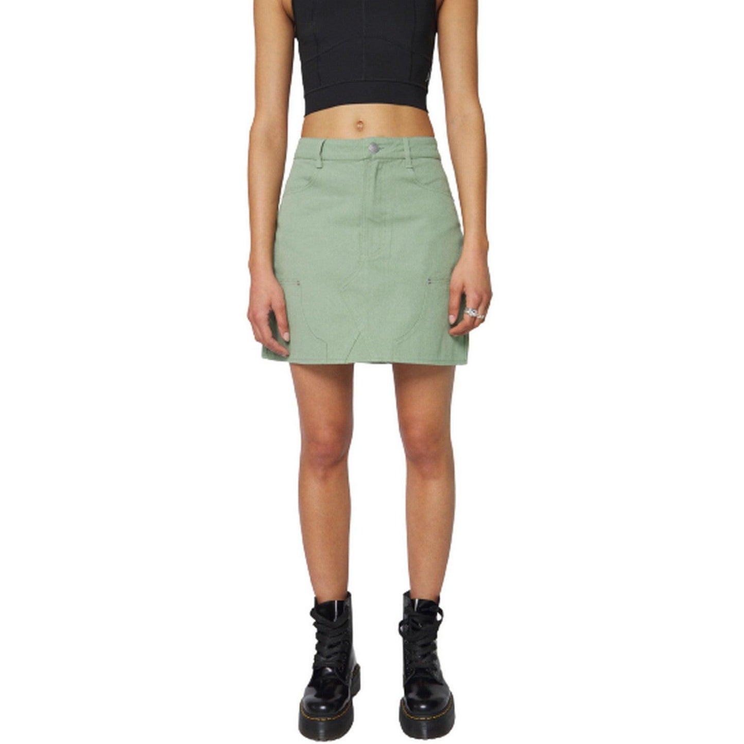 Gonne casual Donna Obey - Bibi Carpenter Skirt - Verde