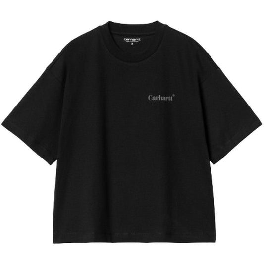 T-shirt Donna Carhartt Wip - W' S/S Fold Leo T-Shirt - Nero