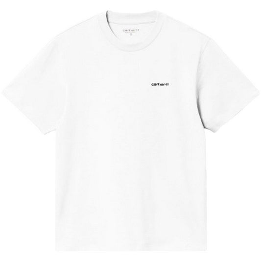 T-shirt Donna Carhartt Wip - W' S/S Script Embroidery T-S - Bianco