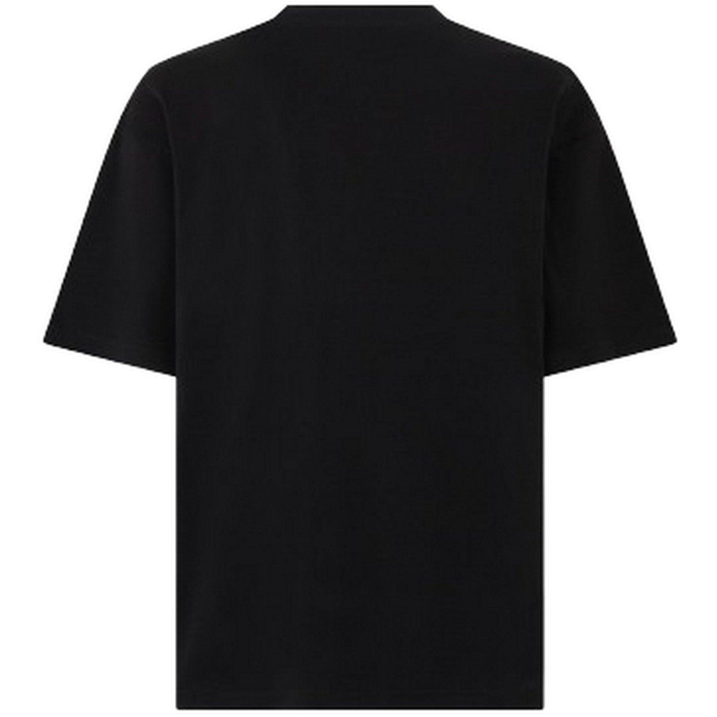 T-shirt Uomo Phobia - Black T-Shirt With Bicolor Lightning Print - Nero