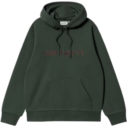 Felpe con cappuccio Uomo Carhartt Wip - Hooded Carhartt Sweat - Verde