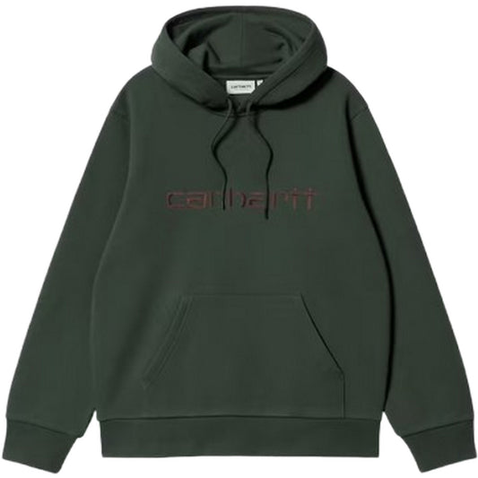 Felpe con cappuccio Uomo Carhartt Wip - Hooded Carhartt Sweat - Verde